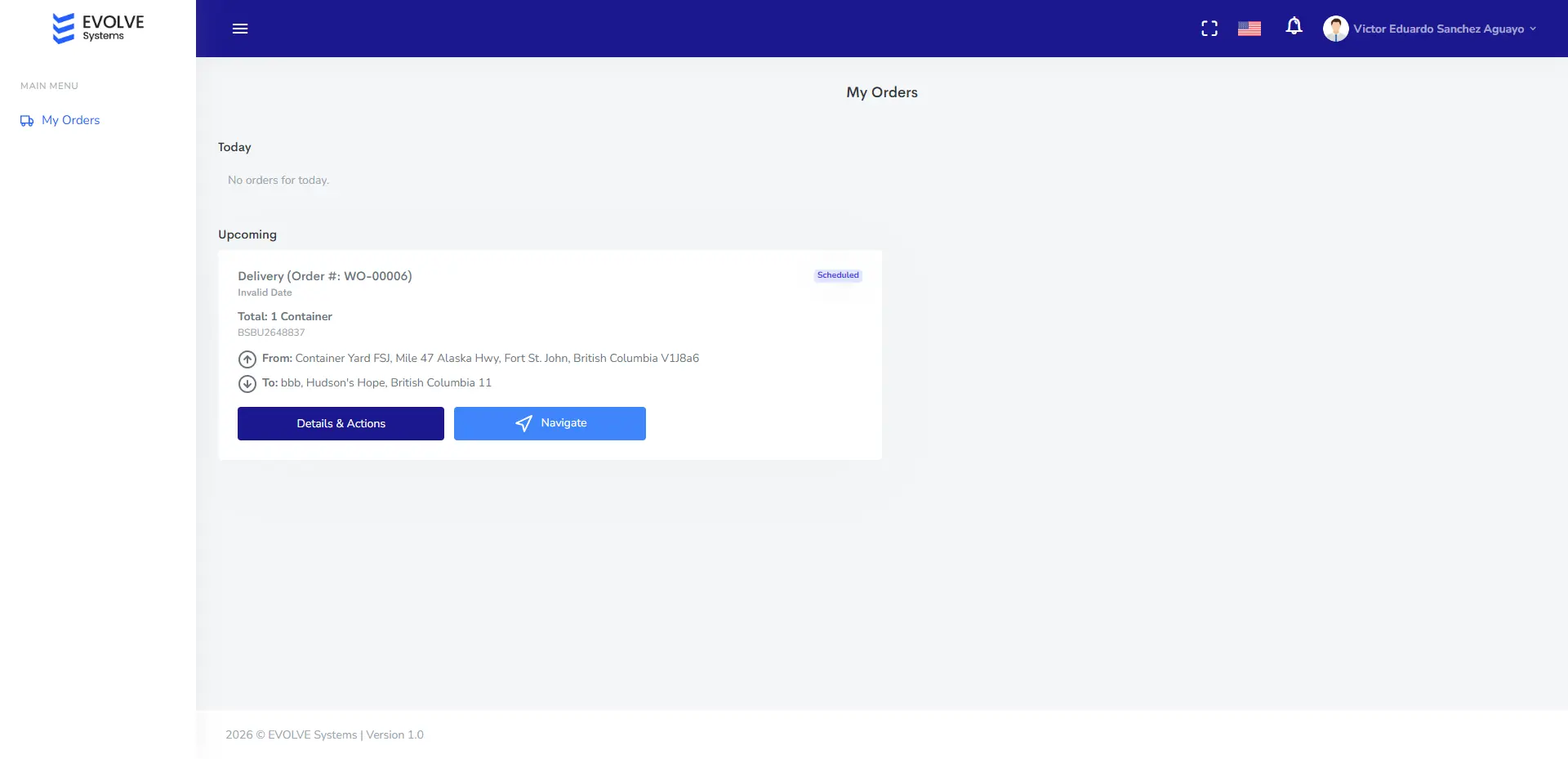 EVOLVE Logistics screenshot 3