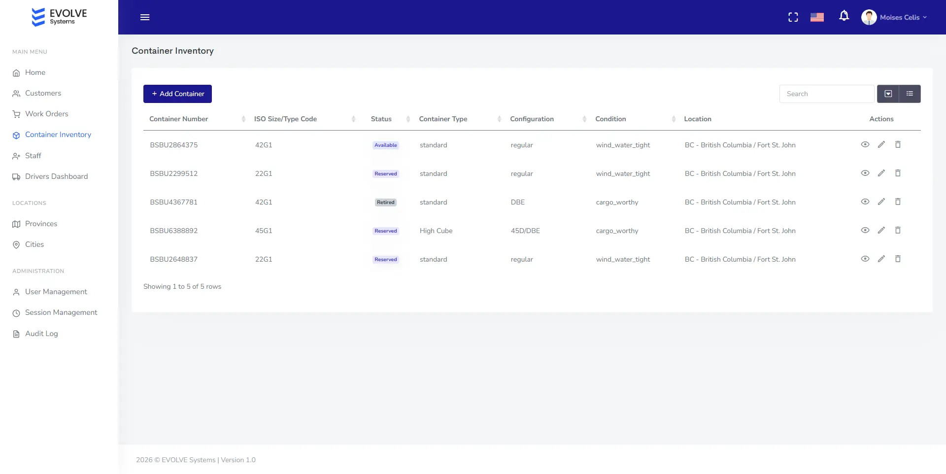 EVOLVE Logistics screenshot 6
