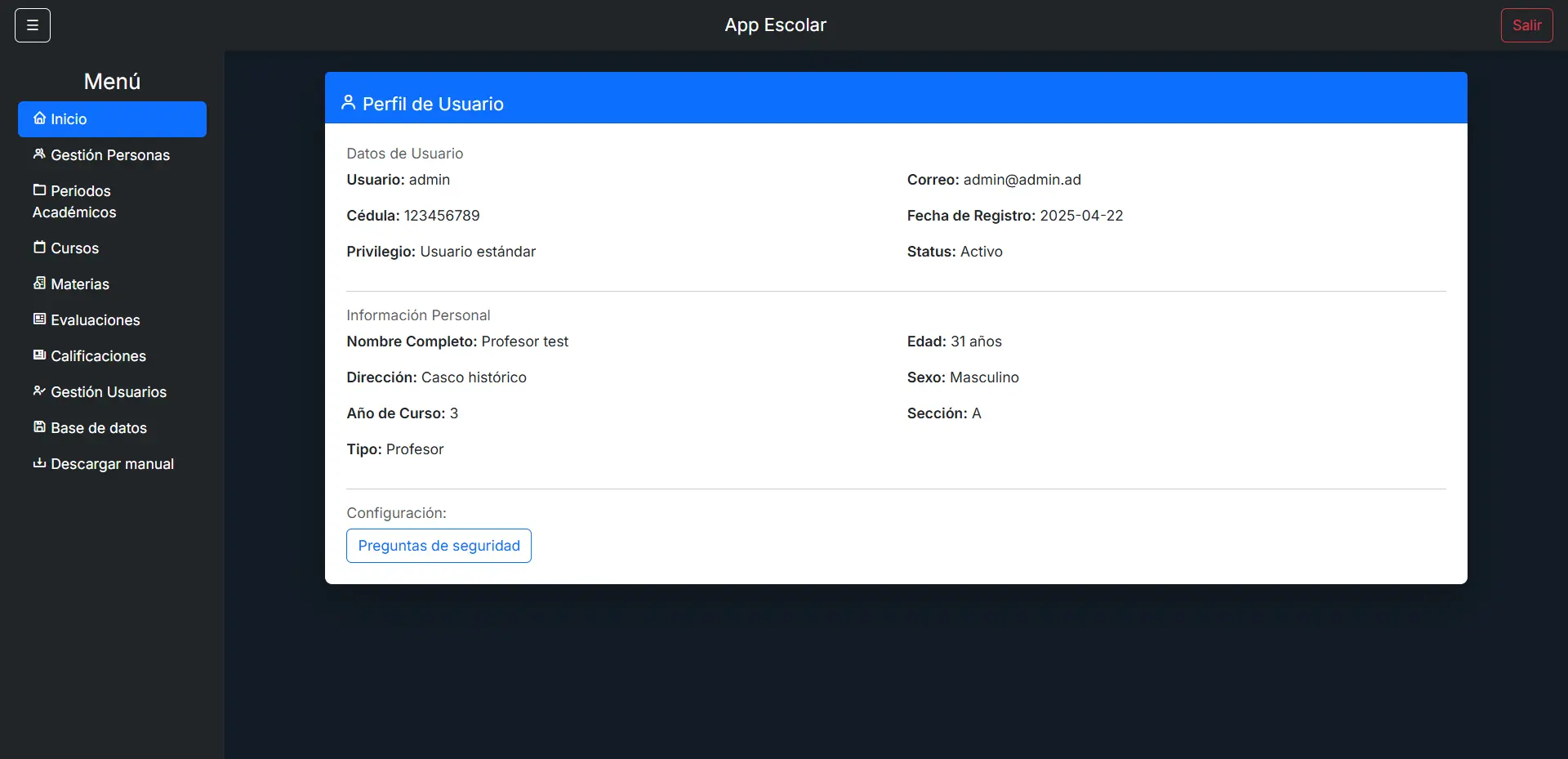 Matrículas App screenshot 2