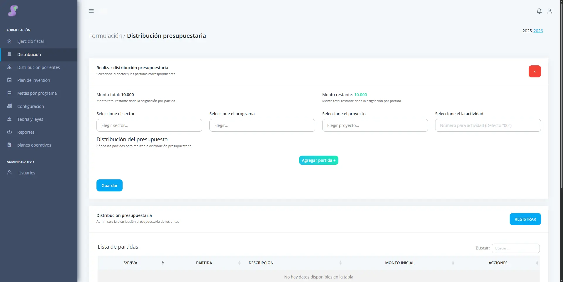 SIGOB Ecosystem screenshot 2
